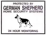 GSD security sign