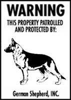 GSD Warning sign