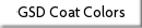 GSD Coat Colors
